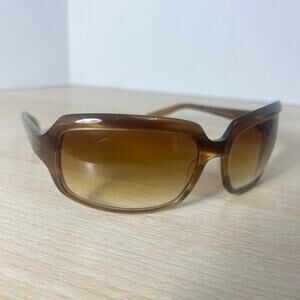 Oliver Peoples Bella-Donna SYC Sunglasses Brown Gradient Lenses Italy 64-17-120